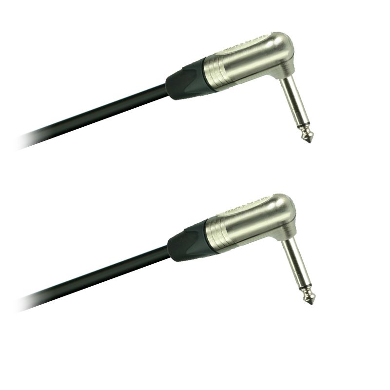Instrument-kabel, úhl.-Jack 6,3mm / mono / Neutrik NP2RX - 1,0 m