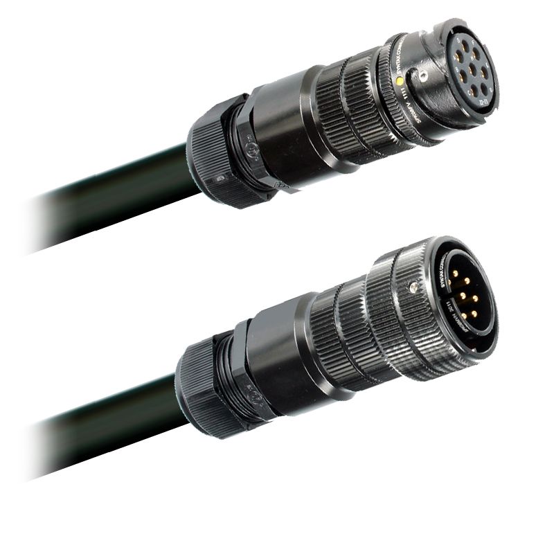 Reproduktorový OFC kabel  8x4,0 mm2   spojka LK-8/FOR - konektor LK-8/MMR   délka 10m