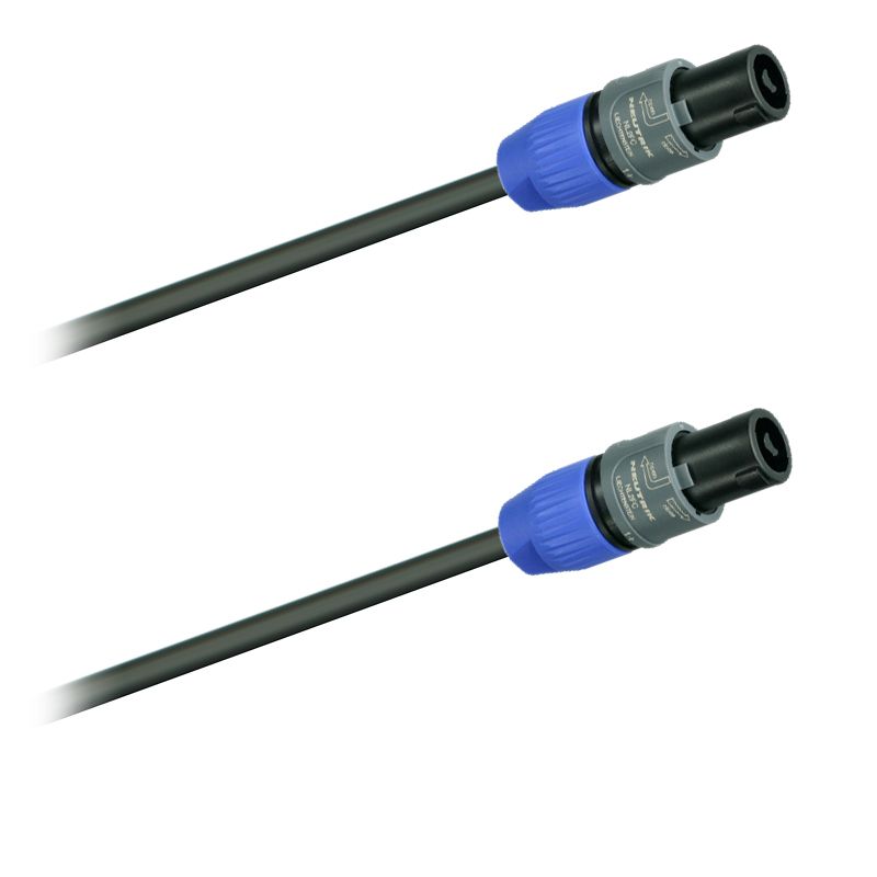 Reproduktorový kabel 2× 2,5 mm2, Neutrik NL2FC - 10,0 m