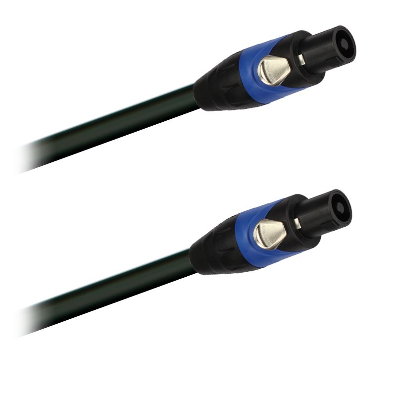 Reproduktorový gumový kabel  4x2,5 mm2   Speakon SP-4-FS Amphenol - Speakon Amphenol  (0,5m - 20m)