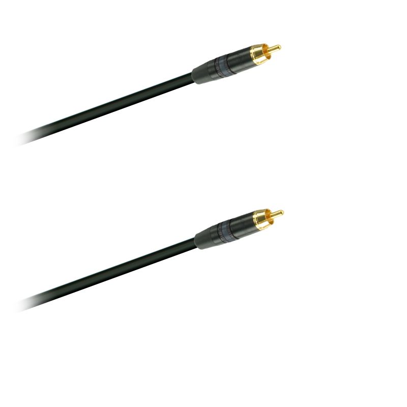Audio-kabel, nesymetrický, zlatý Rean NYS-373 - 1,0 m
