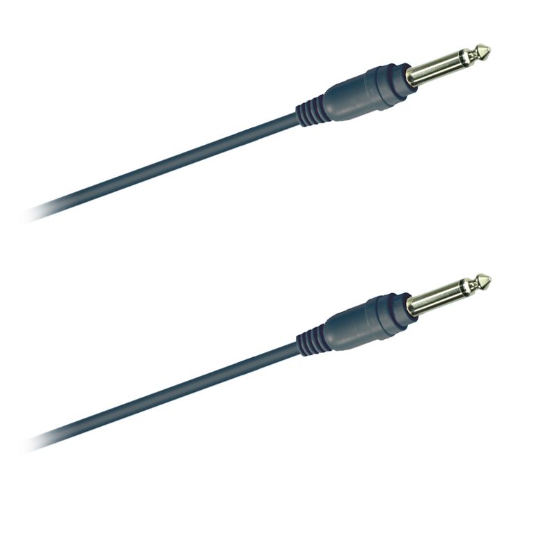 Instrument-Kabel, Jack 6,3mm / mono / moulded - 5,0 m 
