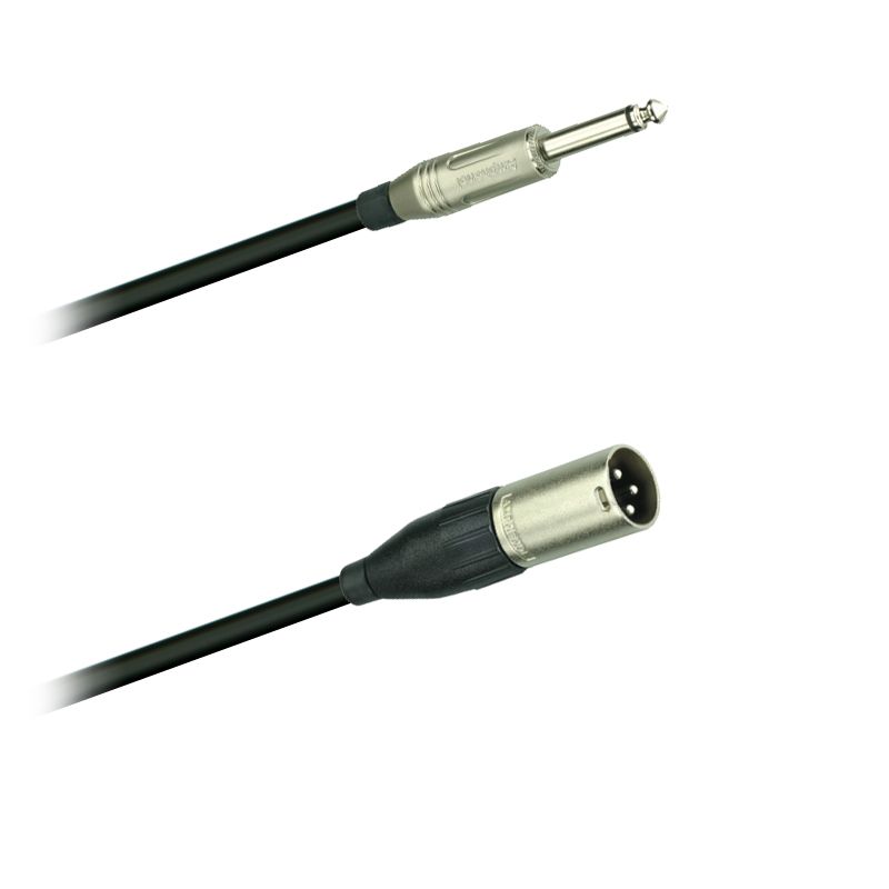 Audio-kabel, Jack Amphenol ACPM-GN - XLR Amphenol AC3M - 6,0 m