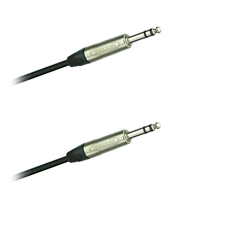 Insert-/Audio-kabel,  Jack-konektor 6,3mm  Neutrik - 1,0 m