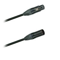 Mikrofon-kabel sym. XLR Neutrik NC3MXX-BAG - XLR Neutrik NC3FXX-BAG (0,5 - 20m)