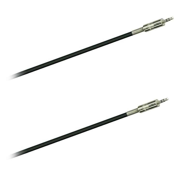 Audio-kabel, symetrický, Jack-konektor 3,5mm stereo - Jack-konektor 3,5mm stereo - 1,0 m