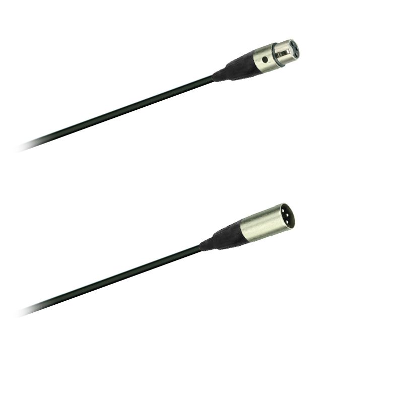 Mikrofon-kabel,  Mini-XLR 3 pól.-konektor - Mini-XLR 3 pól.-spojka 2,0m