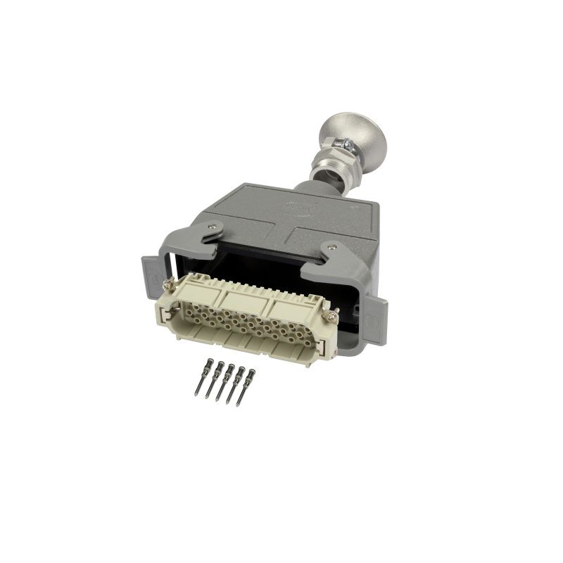 Multipin-konektor. systém, rovné vedení kabelu 64 -pólový, female