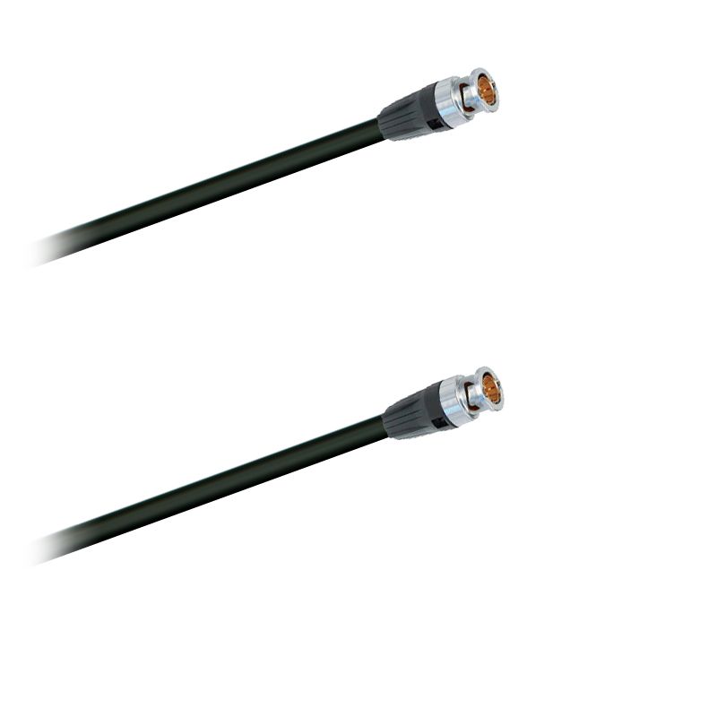 BNC - Koaxial-HF-Kabel 75 Ohm, BNC-konektor Neutrik NBNC 75 BLP7 - 2,0 m
