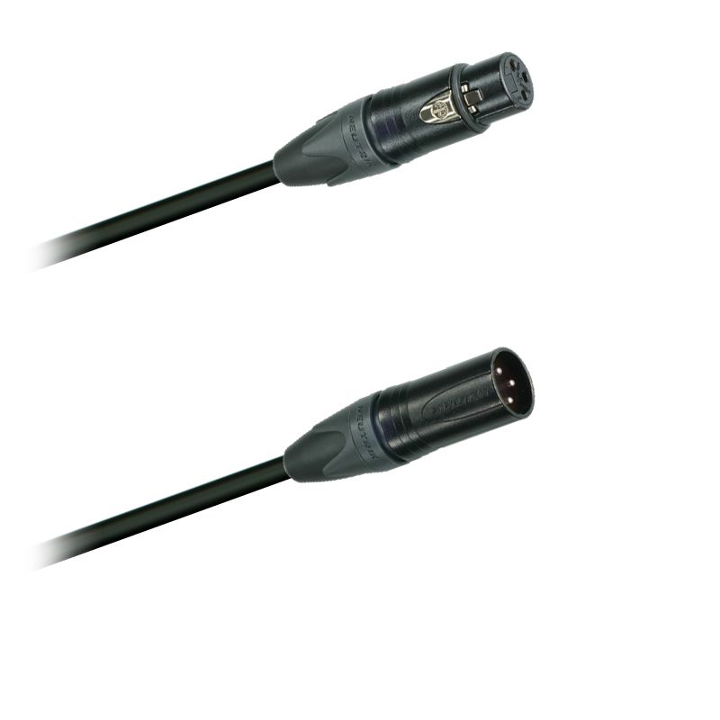 Mikrofon-Kabel, symetrický, XLR Neutrik NC3MXX-BAG - XLR Neutrik NC3FXX-BAG - 1,0 m