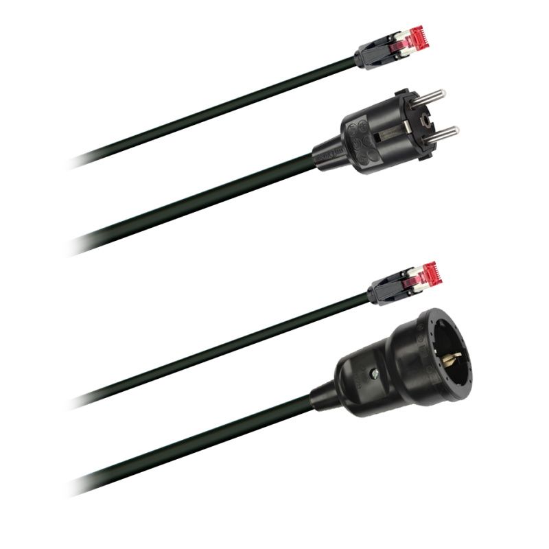 Hybridní kabel 1x Cat 7 + síť 3x 1,5mm2  (2,0 - 60m)
