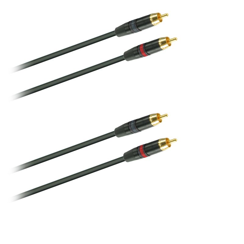 Audio-kabel, symetrický,  2 x 2 Cinch Rean NYS-373  - 1,0 m