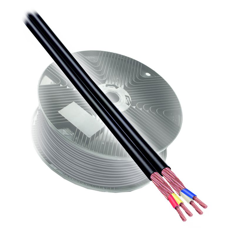 NF-kabel, Quad-plochý-kabel, 2x symetrický