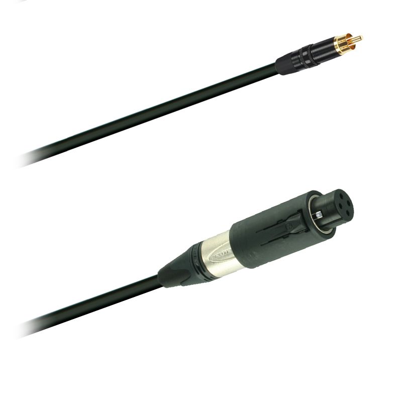 Audio adaptér kabel Cinch Rean NYS373 0-Unisex NC3FM C Neutrik (0,2m)