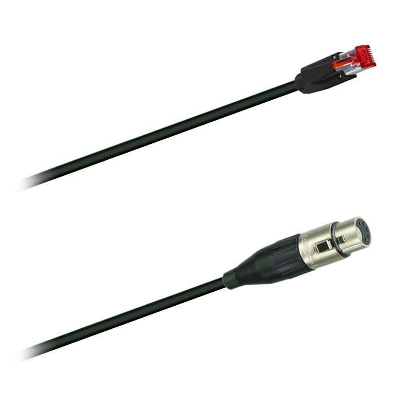 Digital adaptér kabel  RJ45 - XLR AC5F Amphenol (0,2m)