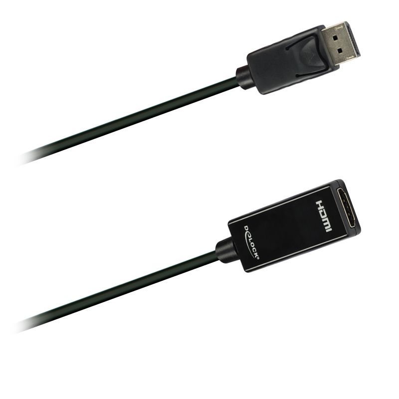 Display Port-HDMI-adaptér kabel Delock  0,1m