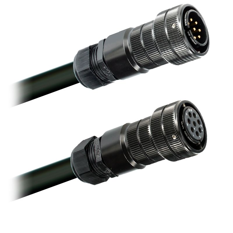 Reproduktorový OFC kabel  8x4,0 mm2   spojka LK-8/FMR - konektor LK-8/MMR   délka 5,0m