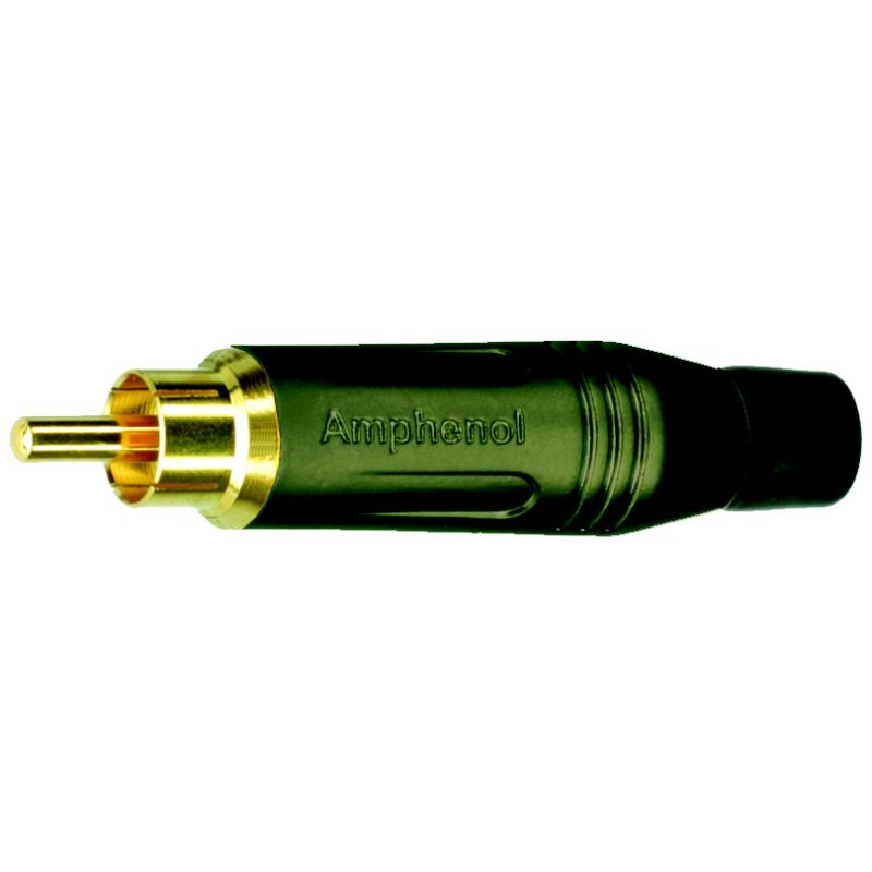Cinch Amphenol ACPR-BLK       černo-zlatý 