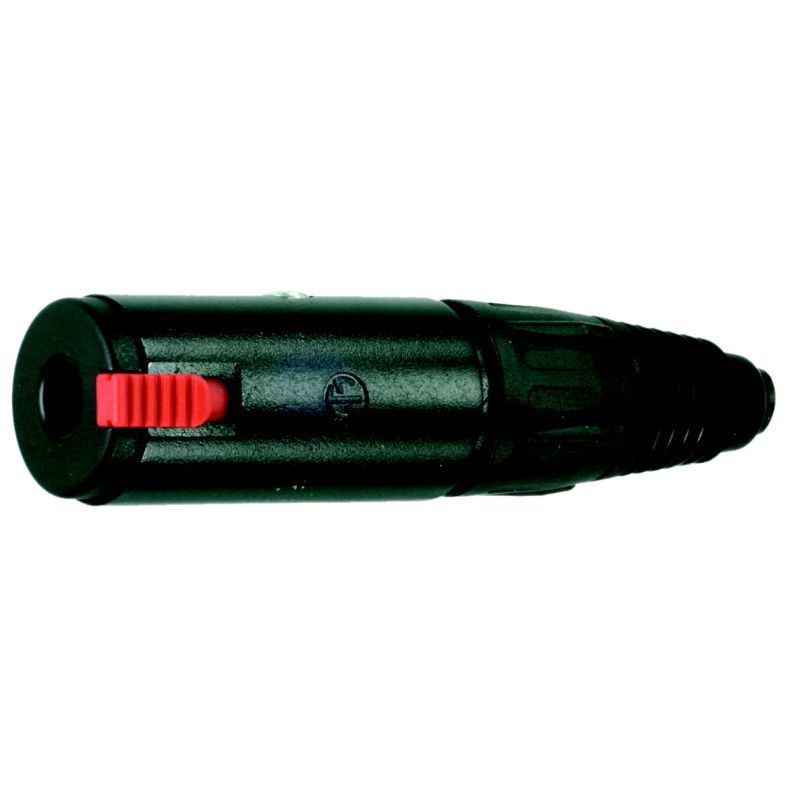 Jack- spojka 6,3mm / stereo Neutrik NJ3FC6-BAG / černý