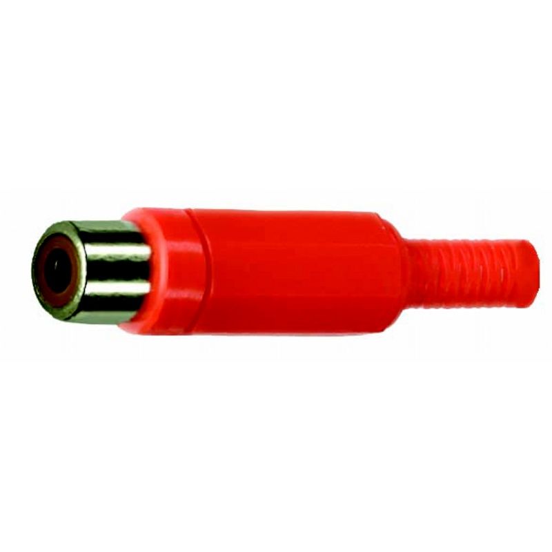 Cinch-spojka - PVC/červený