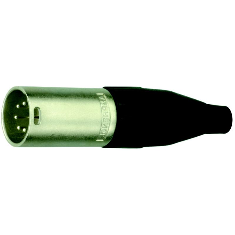 XLR-konektor Amphenol / kov.  AC5M         5-pól.            