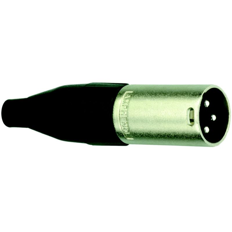 XLR-konektor Amphenol / kov. AC3MJ       3-pól.     