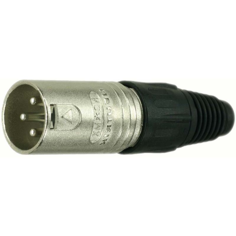 XLR-konektor / kov. Neutrik  NC3MX-D          3-pól.  