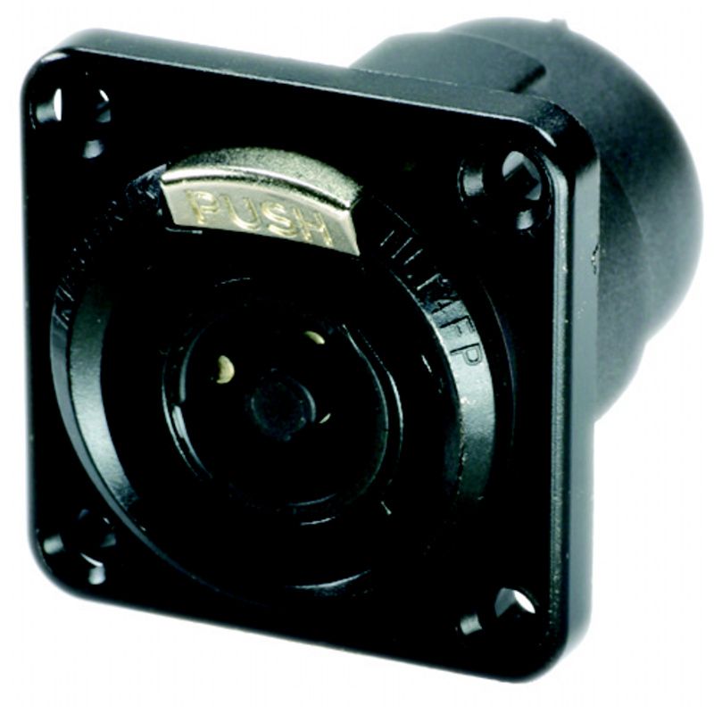 Speakon-STX-Repro Chassis-zásuvka Neutrik  NLT4FP-BAG     4-pólový 