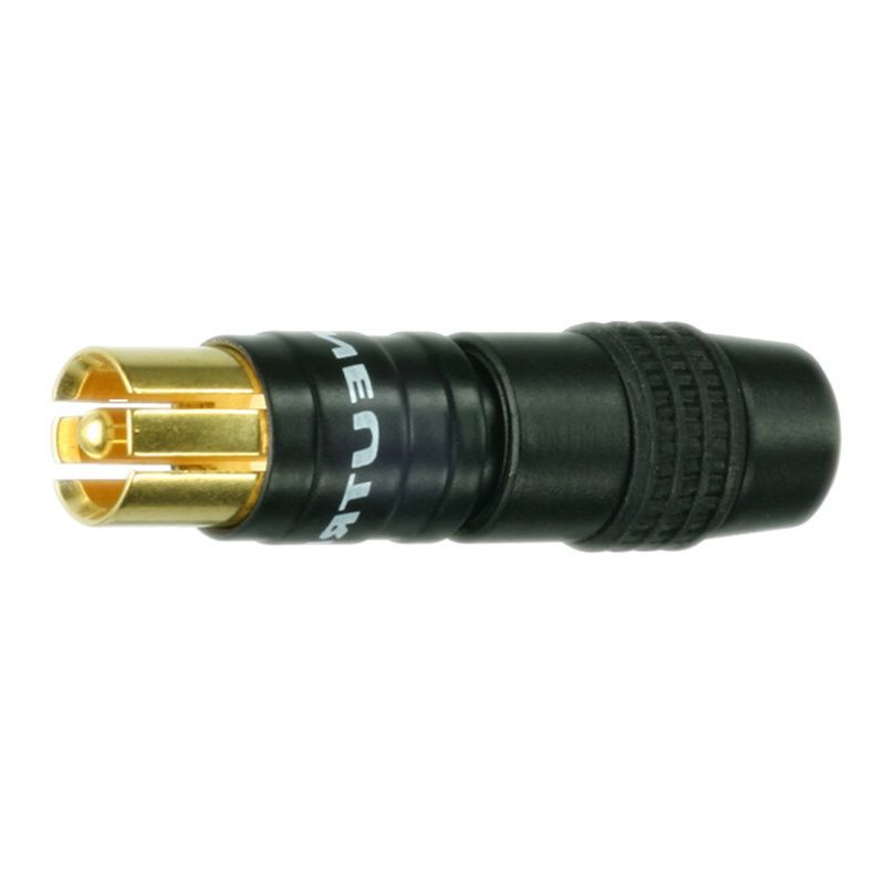 Cinch Neutrik  NF 2 C-B/2-U        zlatý / černý / 1 pár - černý a červený