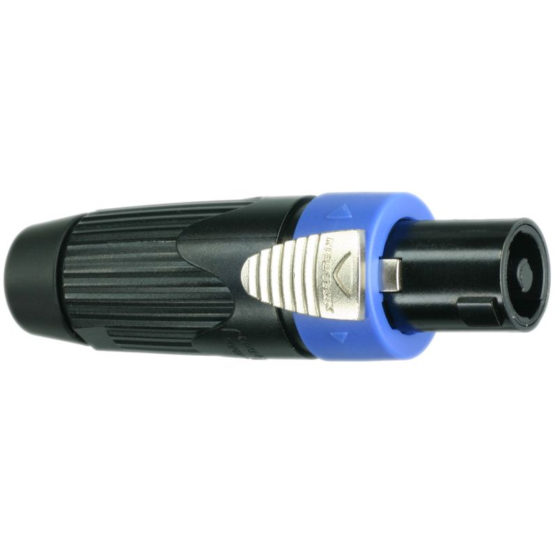 Speakon-STX-reprodukt. konektor Neutrik NLT4FX-BAG    černý    4-pól.          
