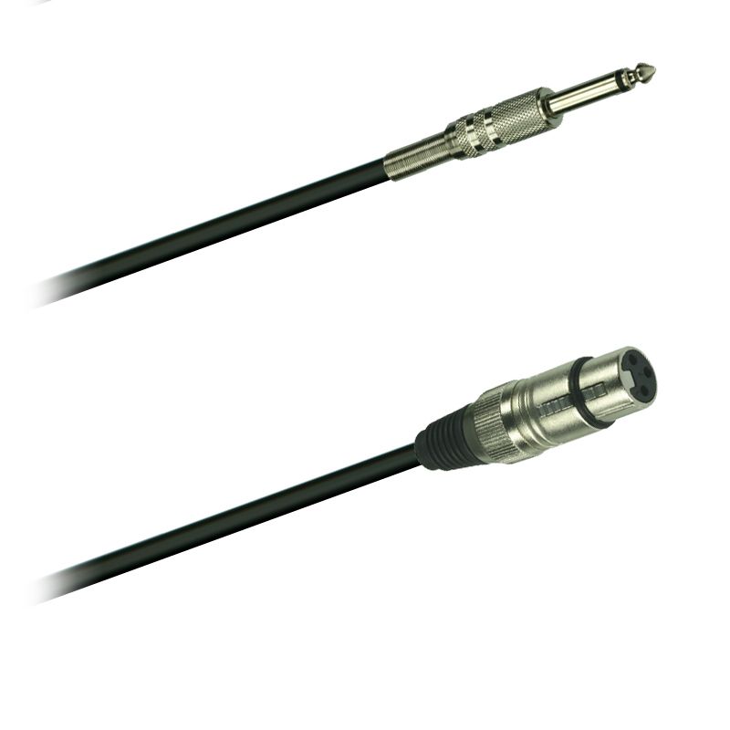 Mikrofon-/ Audiokabel, Jack mono/6,3mm - XLR/F, délka 3,0m