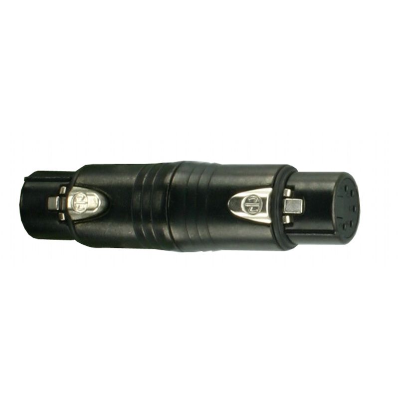 Adaptér XLR-spojka 5pólový - XLR-spojka 5pólový