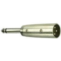 Adaptér XLR konektor - Jack konektor 6,3 mm mono