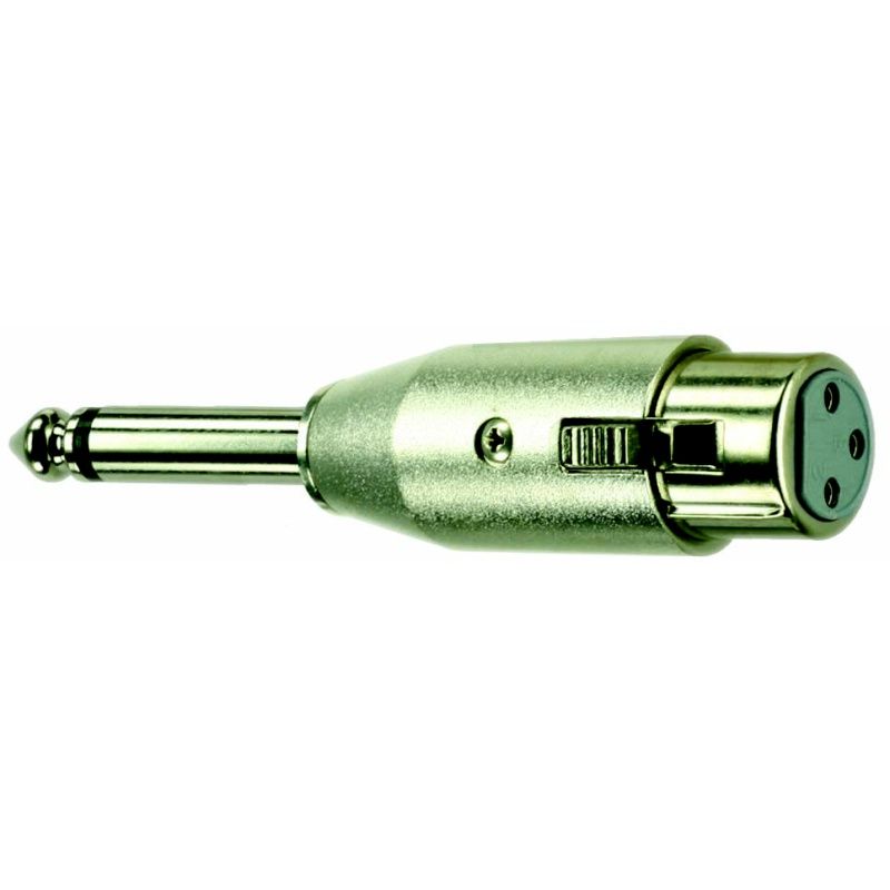 Adaptér XLR spojka - Jack konektor 6,3 mm mono