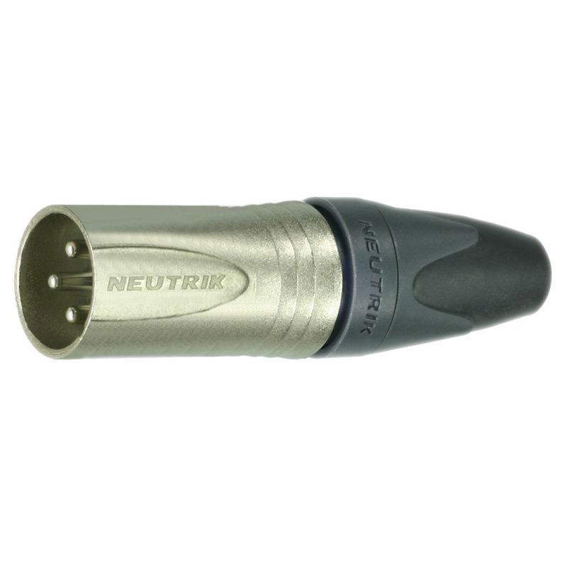 XLR-konektor / kov. Neutrik NC4MXX          4-pól.    