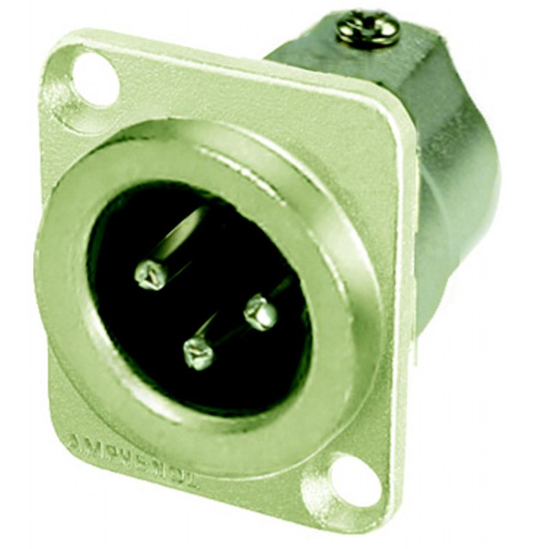 XLR panelový-konektor / kovový Amphenol AC5MDZ           5-pólový 