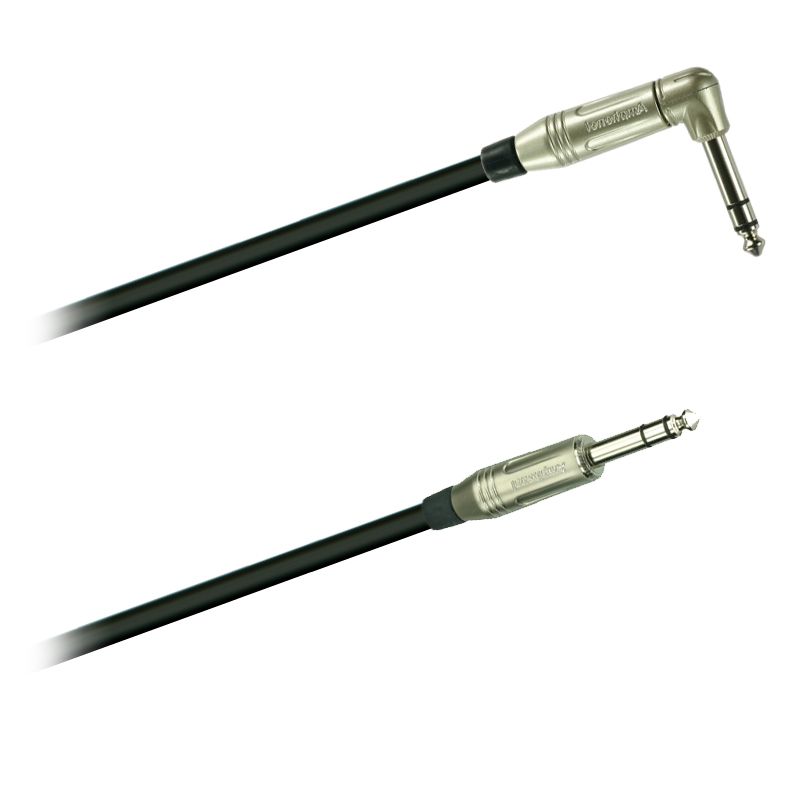 Insert Audio kabel sym. úhl. Jack 6,3 stereo-jack 6,3 stereo Amphenol 10m