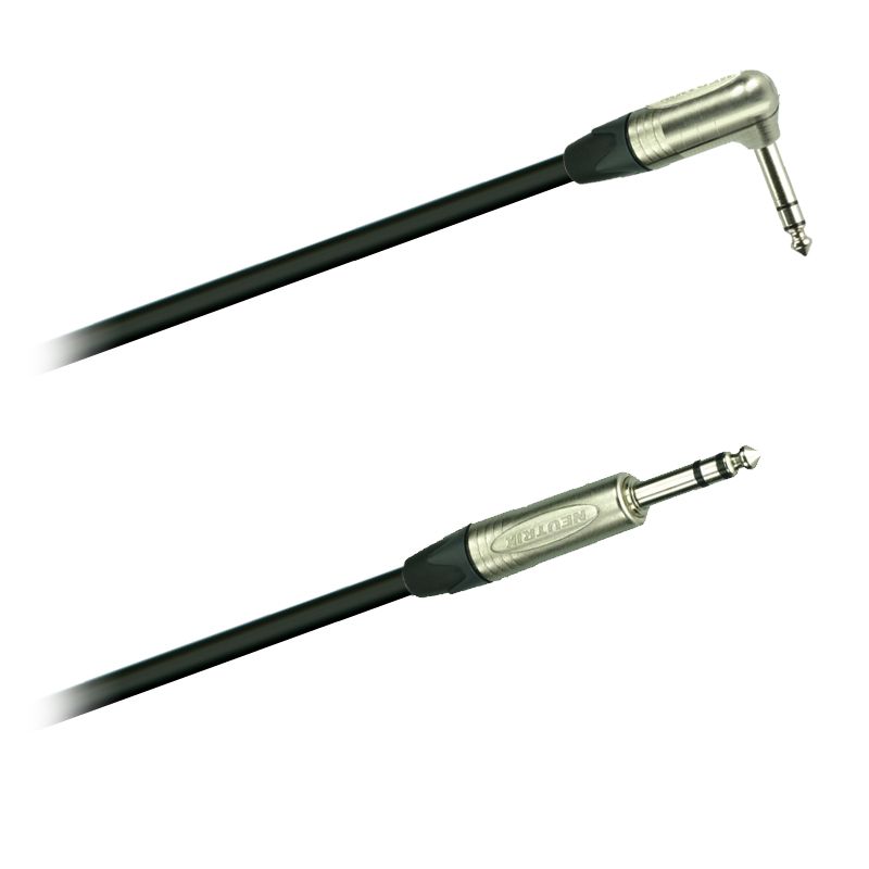Insert Audio kabel sym. úhl. Jack 6,3 stereo-jack 6,3 stereo Neutrik 1,5m