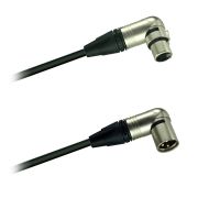 Mikrofon-kabel sym. úhl. XLR Neutrik NC3MRX -úhl. XLR Neutrik NC3FRX ( 0,5 - 20m)