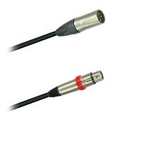 Mikrofon-kabel  sym.  XLR- Neutrik NC3MXX -XLR-   Neutrik NC3FXS (5,0 - 20m)