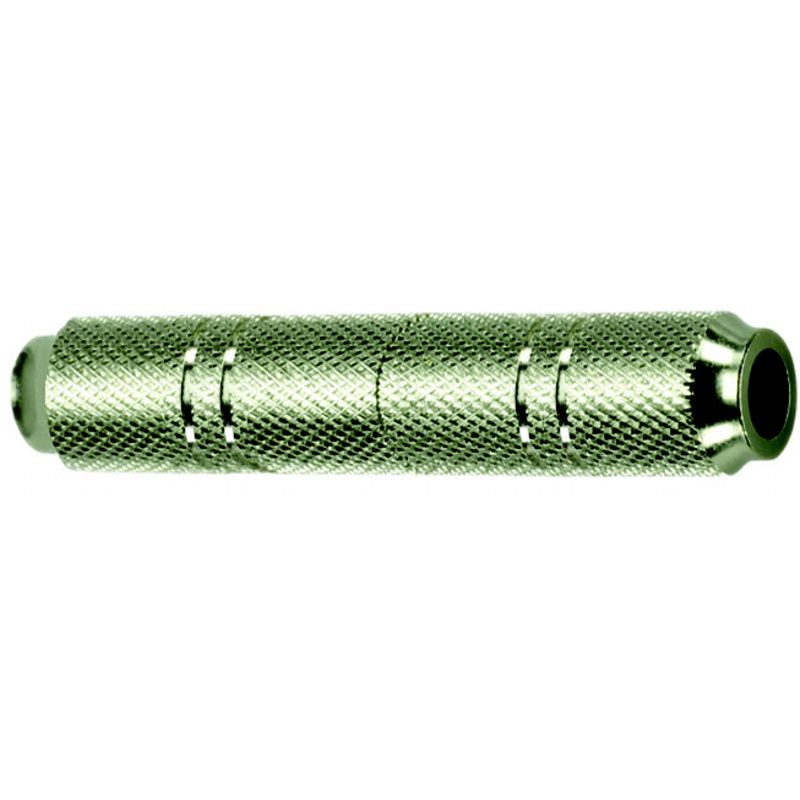 Adaptér Jack spojka 6,3 mm stereo -  Jack spojka 6,3 mm stereo kovový