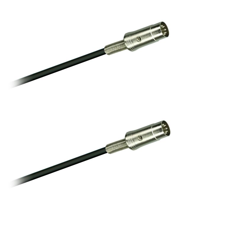 MIDI-kabel   5-pól. DIN-Normkonektor   (0,5 - 10m)