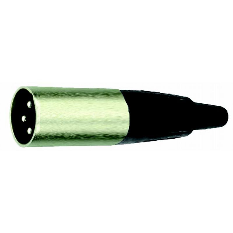 Mini-XLR-konektor / kov.- 4-pól.