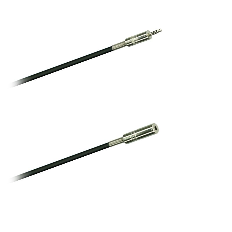 Audio-prodlužovací kabel, Jack-konektor 3,5mm  stereo - Jack spojka 3,5mm stereo - 3,0 m