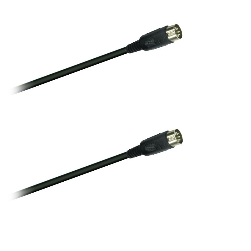 Audio-kabel   5-pól. DIN-Norm-konektor  (0,5 - 6m)