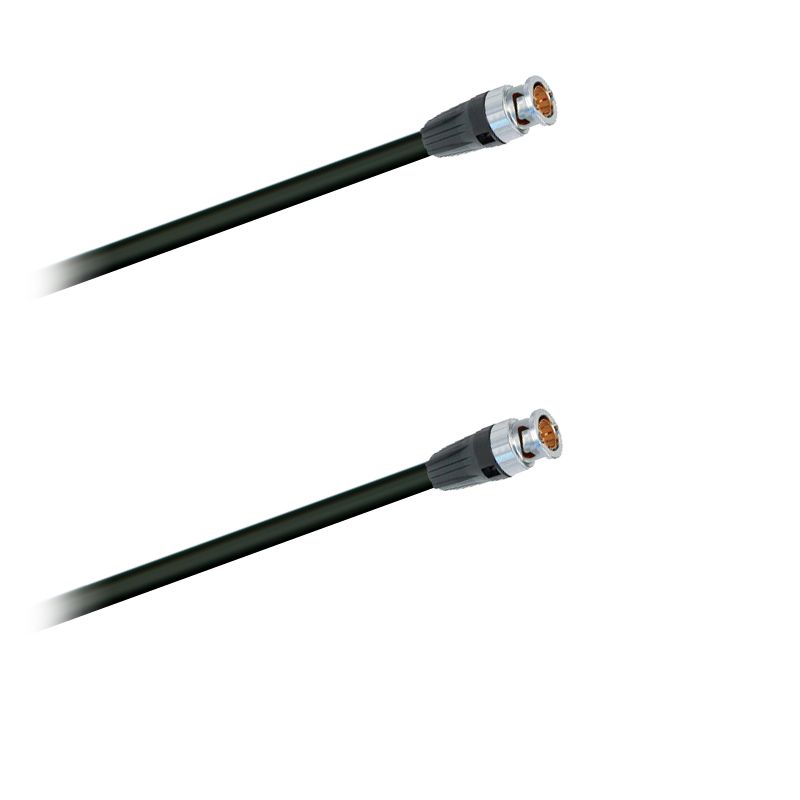 BNC - Koaxial-HF-Kabel 75 Ohm, BNC-konektor Neutrik NBNC 75 BLP7 - 2,0 m