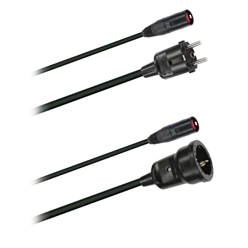 Hybridní kabel 1x Cat 7 + síť 3x 1,5mm2  etherCon (2,0 - 60m)