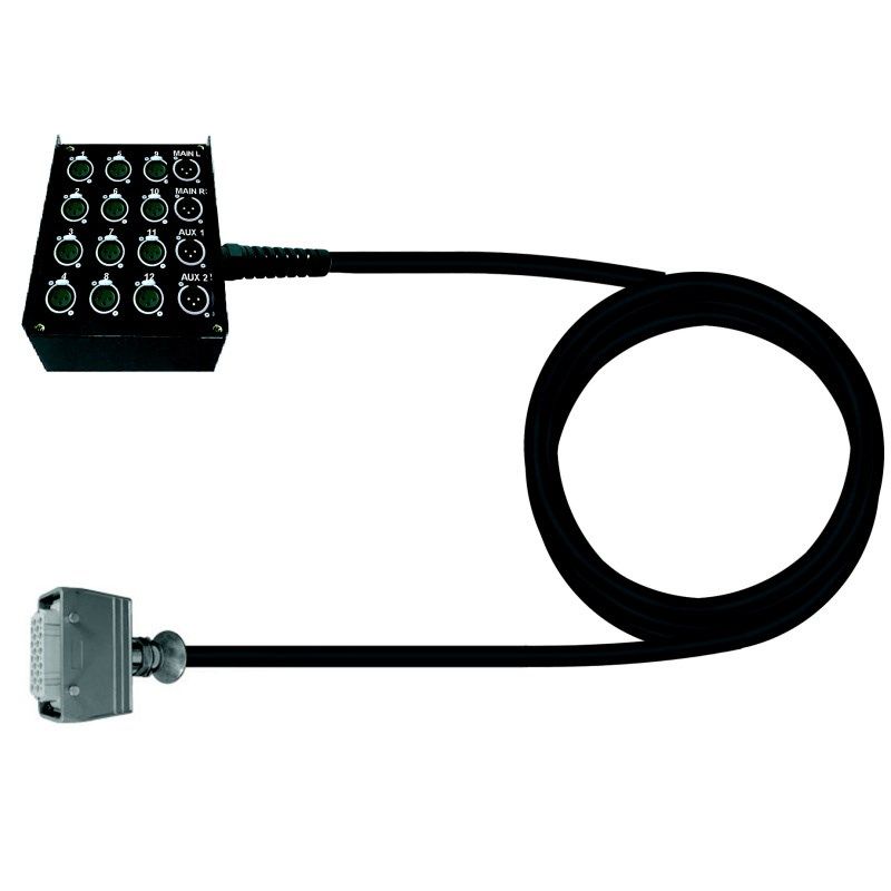 12/4 Stagebox na Multipin Neutrik (10-40m)