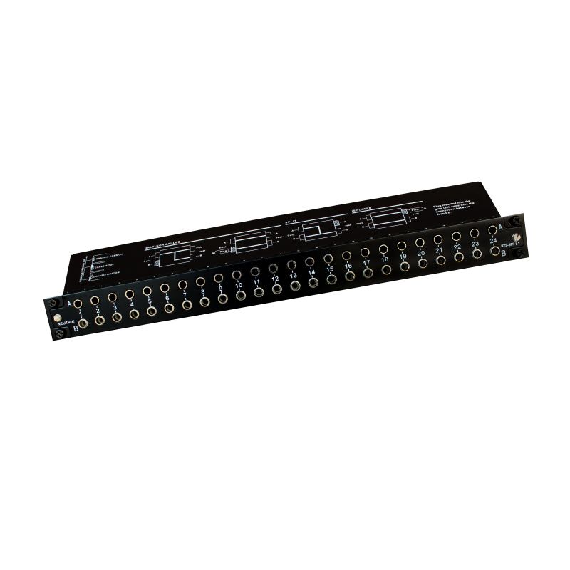 Patch-Panel 48 / 2x 24 Jack/stereo, Neutrik NYS-SPP