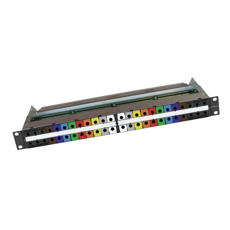 Easy Patch-Panel, Neutrik NPP-TB-HN, 48/2x 24 Bantam (MIL/B-GAUGE)